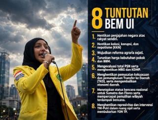 8 Tuntutan BEM UI: Sosok Perempuan Muda Bawa Aspirasi Mahasiswa untuk Rakyat Indonesia