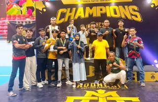 Lima Atlet Muaythai Bengkalis Sumbang Lima Medali untuk Riau di Kejuaraan Nasional