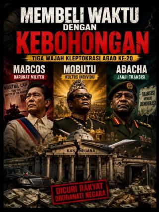 Terungkap! Tiga Diktator yang Menjarah Uang Negara di Balik Propaganda dan Kebohongan