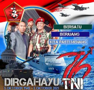 Agustinus Nahak: Dirgahayu TNI Ke-76 Bersatu Berjuang Kita Pasti Menang!