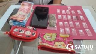 Polsek Mandau Ungkap 21 Paket Sabu dan Ganja, Satu Pria Diciduk