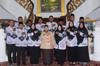 Bupati Kasmarni Terima Audiensi PGRI Bengkalis, Perkuat Sinergi Majukan Pendidikan