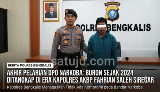 Akhir Pelarian DPO Narkoba Buron Sejak 2024, Ditangkap di Era Kepemimpinan Kapolres Bengkalis AKBP Fahrian Saleh Siregar