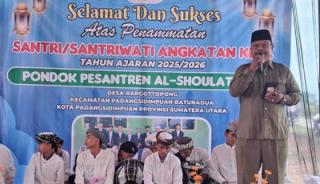 Penamatan Santri Ponpes Al-Shoulatiyah, Purnadi: Awal Pengabdian di Masyarakat