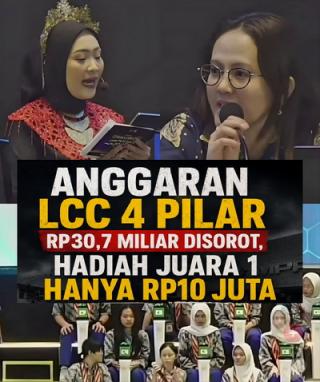 Sorotan Anggaran LCC Empat Pilar Rp30,7 Miliar, Hadiah Juara Dinilai Tak Seimbang