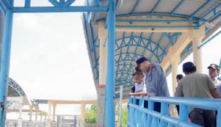 Instruksi Bupati Kasmarni, Kadishub Tinjau Pelabuhan BSL Transportasi Laut Aman dan Tertib