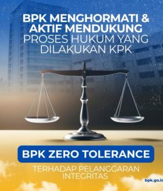 BPK Hormati Proses Hukum KPK Terkait OTT Dugaan Suap di Pemkab Muara Enim