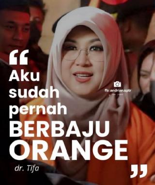 Tulisan Dr Tifa tentang Baju Orange Jadi Sorotan, Dinilai sebagai Narasi Perlawanan