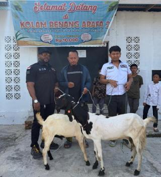 PDJI Riau Salurkan Daging Kurban untuk 110 KK di Kubang