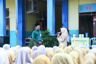 BRK Syariah Edukasi Literasi Keuangan, Ratusan Siswa SMAN 1 Bengkalis Didorong Gemar Menabung