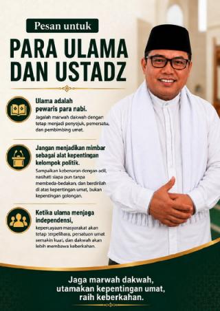 Penyuluh Agama Kemenag Kampar Ingatkan Ulama Jaga Marwah Dakwah, Jangan Jadi Alat Kepentingan Politik