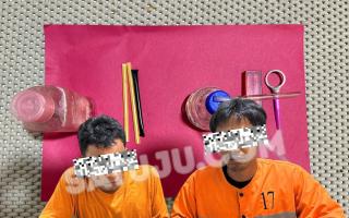 Beli Sabu di Kebun Sawit Buluh Apo Pinggir, Dua Buruh Sawit Langsung Diciduk Polsek Pinggir