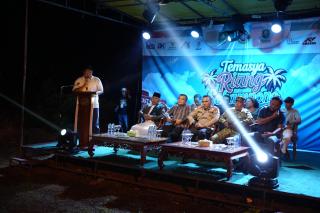 Bupati Kasmarni Buka CFN Temasya Riang Sekampong, Ribuan Warga Padati Jalan Pembangunan Bengkalis