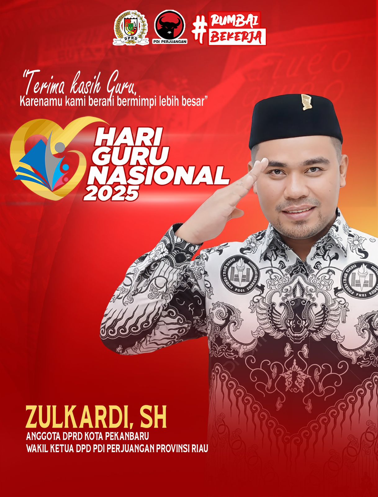 HARI GURU NASIONAL2925: Zulkardi, SH