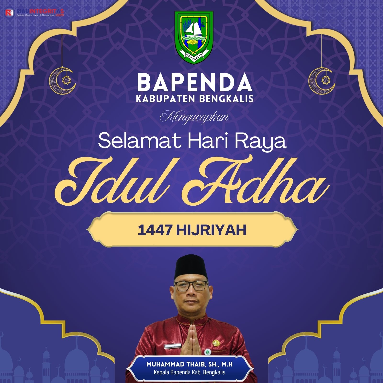 Kepala BAOENDA Kabupaten Bengkalis, IDUL ADHA