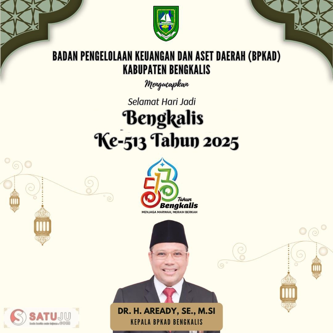 Kepala BPKAD Kabupaten Bengkalis, HUT KE-513